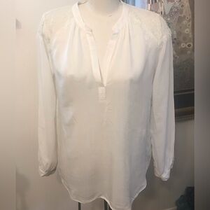 Velvet (By Graham & Spencer) Semi-Sheer Blouse/Top - Size Medium